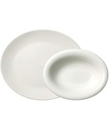 Wedgwood Vera Wang Perfect White Serving Set 2 PC Oval 11&quot; Platter &amp; Bow... - £74.70 GBP