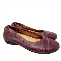 Taos women&#39;s sleek ballet flat shoes in Wine - size 36 - £63.67 GBP