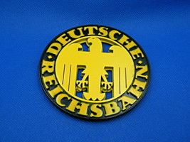 German National Railway - Reichsbahn logo, emblem, badge, symbol - resin... - $9.90
