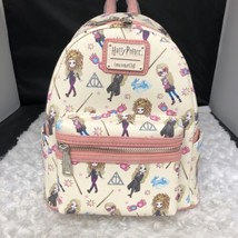 NWT Loungefly Harry Potter Luna Lovegood Mini Backpack AOP - £54.72 GBP