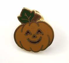 Hallmark Jack O Lantern Lapel Hat Jacket Pin Pumpkin Halloween - $9.00