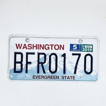 2018 United States Washington Evergreen Passenger License Plate BFR0170 - £14.78 GBP