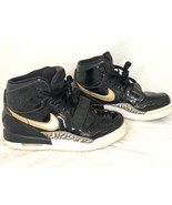 Nike Air Jordan Legacy 312 GS Black Metallic Gold AT4040-007 Youth Size 5Y  - $65.07 CAD