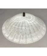 Vintage Frosted Glass Pendant Light Shade - 15.75”Dx5.5”H - €21,30 EUR Vintage Frosted Glass Pendant Light Shade - 15.75”Dx5.5”H - €21,30 EUR