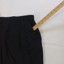 Dana Buchman Women's Black 100% Pure Wool Lined Pencil Skirt Measured Waist 30" image 5