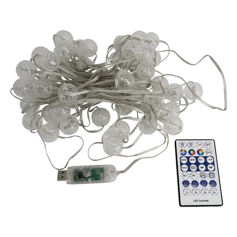 Indoor Color Change Music String Lamp With Remote Control Can Be DIY Led Lightin - £198.37 GBP