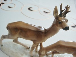Hutshenreuther Germany pair of deers figurine, 5 1/2&quot; tall [8] - £66.17 GBP