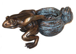 Asia Art &amp; Craft BA-5341 Frog with Shell Pot - £200.14 GBP