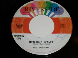 Fred Norman Jitterbug Waltz Sittin On A Moonbeam 45 Rpm Record Riverside Promo - £19.95 GBP