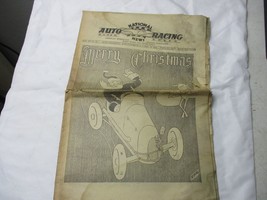 1941 National Auto Racing News  Merry Christmas Dec 18th News paper World War II - £11.07 GBP