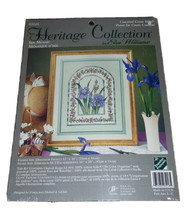 NEW Heritage Collection By Elsa Williams Iris Mosaic Cross Stitch Kit NEW NIP  - £33.60 GBP