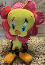 Nice Looney Tunes Tie Dye 15” Tweety Bird Stuffed Plush NANCO Flower Wit... - £15.09 GBP