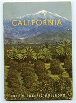 Union Pacific Railroad CALIFORNIA Travel Booklet &amp; Regional Map 1950 - £14.24 GBP
