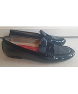 Pas De Rouge Patent Leather Loafers Size 39 EUR 8.5 US Blue Italy - $49.49