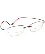 Silhouette Eyeglasses 5515 70 3040 Must Collection Red Rimless Austria 5... - $2,951.35 MXN
