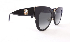 FENDI Women&#39;s Sunglasses FF0360/G/S 807 Black 51-21-145 MADE IN ITALY - ... - $285.00