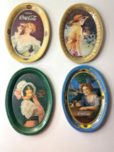 Vintage Coca-Cola Reproduction Tip/Change Trays - Set of 4 - £10.50 GBP