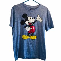 Disney Men's Mickey Mouse Cotton &amp; Polyester Mickey T-Shirt NWT Heather ... - $20.52