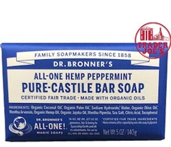 Trader Joe's Dr. Bronner's ALL-ONE Hemp Pppermint PURE-CASTILE Soap Bars Soap - £6.65 GBP+