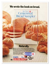 Print Ad Red Star Yeast Centennial Bread Sampler Book Vintage 1981 Adver... - $9.70