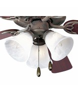 Cobblestone Finish Ceiling Fan Light Kit Progress Lighting P2600-33 - £30.86 GBP