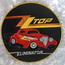 Vintage 9” Zz Top Eliminator Red Car Embroidered Patch - £41.11 GBP