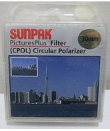 SUNPAK Picture Plus Circular Polarizer Filter (30mm) DF-8012-CPL - New O... - £6.68 GBP