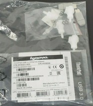New Lenova 4X90E51405 Thinkpad Usb 3.0 Ethernet Adapter Kit - £31.14 GBP