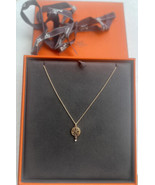 NIB Hermes Chaine D'Ancre Passerelle 18K Rose Gold Diamond Necklace - $2,299.99