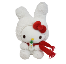 11&quot; Sanrio Hello Kitty Bunny My Melody Snowman Stuffed Animal Plush Toy New Tag - £43.82 GBP