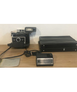 POLAROID 360 with Electronic Flash Land Camera Fast Charger Leather Case - $78.40