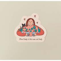 House Plant Shop Sticker 'Plant Lady' - $3.99