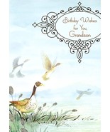Birthday Wishes For You Grandson - Birthday Greeting Card - 1852A - $2.79