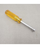 Vintage Vaco 5/16 Inch Nut Driver Hex Head Yellow Plastic Handle - £5.61 GBP