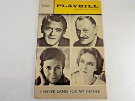 PLAYBILL MAGAZINE I Never Sang for my Father Feb. 1968 Lillian Gish Hal ... - £6.99 GBP