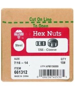 Hillman Hex Nut 7/16 &quot; Coarse Box 10 Lb. - $64.94 CAD