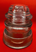 Vintage Kerr Clear Glass insulator, DP1 Model 34 72 Made In USA - $17.33