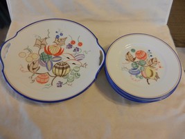 TK Thun Bohemia / Czechoslovakia  Set of 6 Dessert Plates with Round Pla... - £145.77 GBP