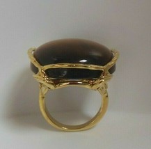 Vintage Signed SETA Massive Tiger Eye Ring Size 9 - £58.39 GBP