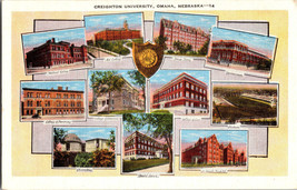 Creighton University Omaha Nebraska Vintage Postcard B7 - £5.12 GBP