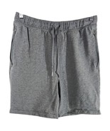 Eddie Bauer Shorts Mens Medium Gray Lounge Drawstring Pockets Athleisure - $19.31