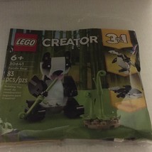 NEW Lego Creator Panda Bear 3 in 1 Polybag Set #30641 - 83 Pieces - £12.86 GBP