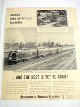 1953 Ad Association of American Railroads Railroad RR - £7.84 GBP