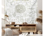 Science Tapestry King Size, Science Theme Hand Drawn Style Chemistry Lab... - £29.54 GBP