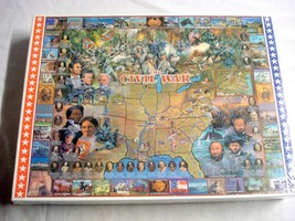 New! Sealed! The Civil War 1000 Piece Jigsaw White Mountain Puzzle 1994 HPZ-CVL - $12.99