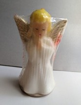 Vintage Christmas Candles 1 Angel 5 inches MCM Holiday  Gurley sealed in Plastic - £31.65 GBP