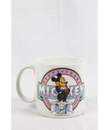 Vintage 1988 Applause Mickey Mouse White Ceramic 60th Birthday Mug Cup 1... - £15.76 GBP