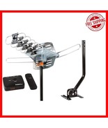 High Gain Outdoor Antenna - 150 Mile Motorized 360° with Remote Control ... - $1,321.41 MXN