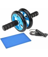 Ab Wheel Workout Gear Ab Roller 3 in 1 Fitness Equipment Set - £18.99 GBP
