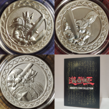 Yugioh Knights Coin Album Set Of 3 Silver Plated Limited Edition Collectibles - £21.94 GBP